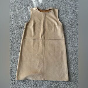 Lovely Tan Jumper Dress